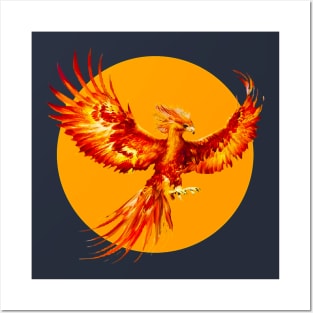 Fawkes bird Posters and Art